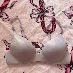 Victoria’s Secret pink shimmer wireless bra 34A